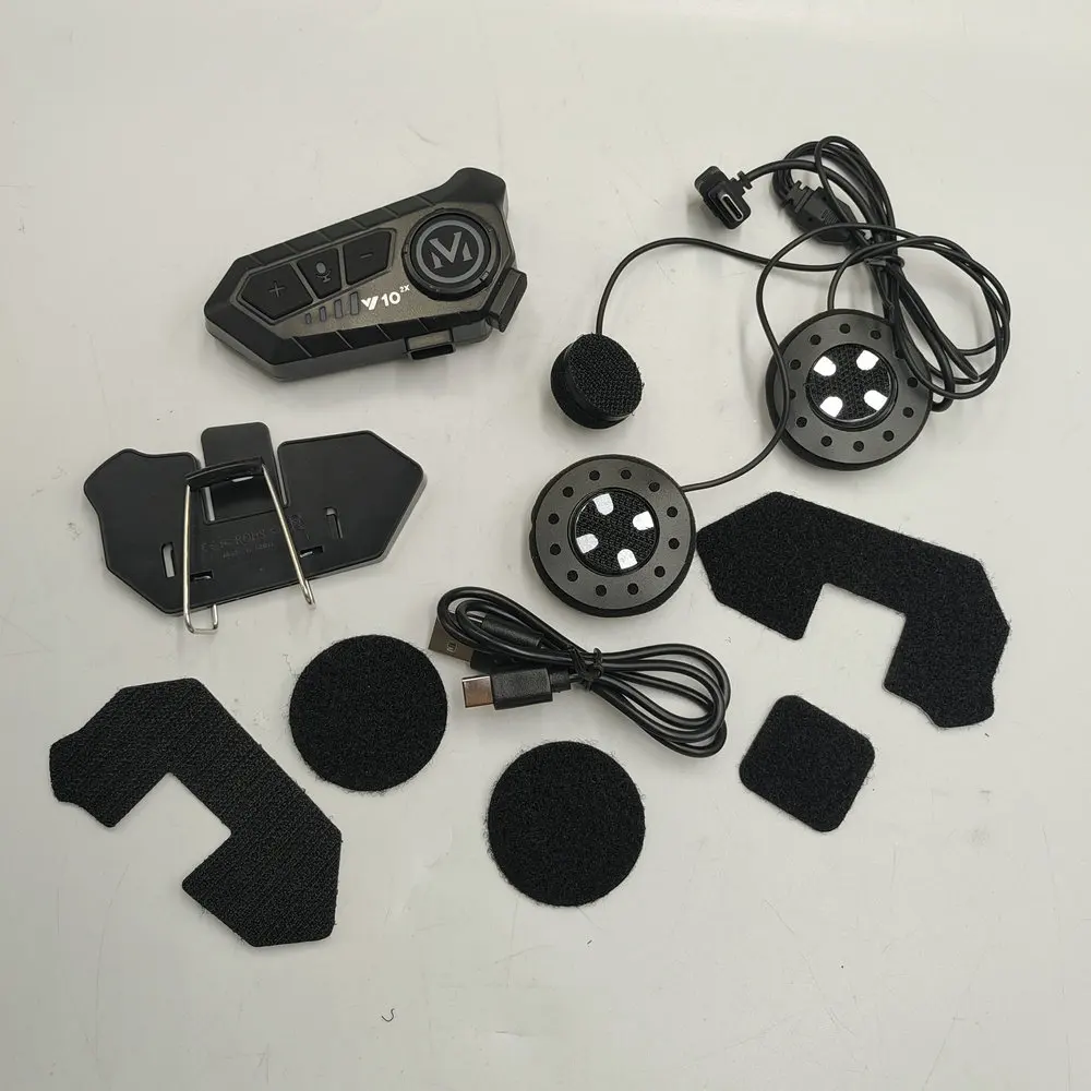 Y10-2x Intercom Version Bluetooth Earphones Motorcycle Bluetooth Subwoofer Earphones