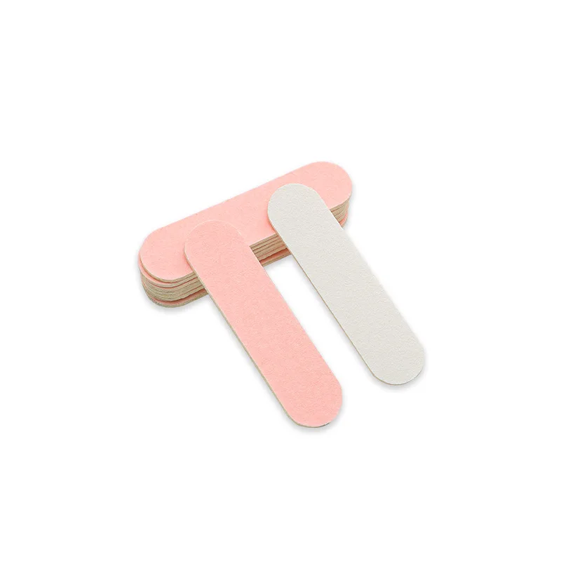 custom100/180 Premium Mini Wooden Oval Nail Files - Eco-Friendly and Durable