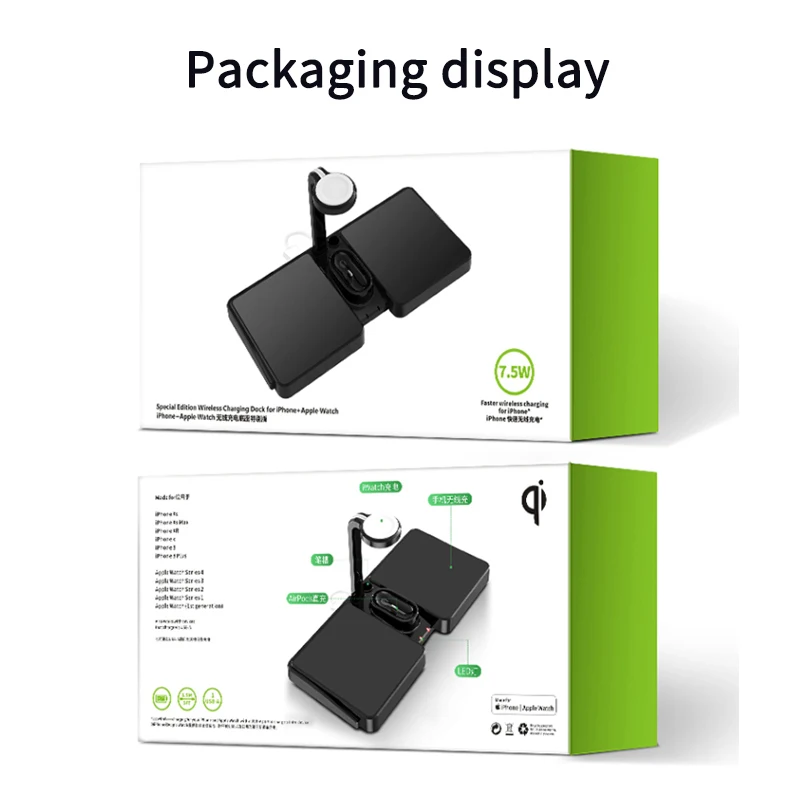 
wireless charger 4 in 1 new product 2020 wireless charging for iphone/watch/earphone universal wireless charger 