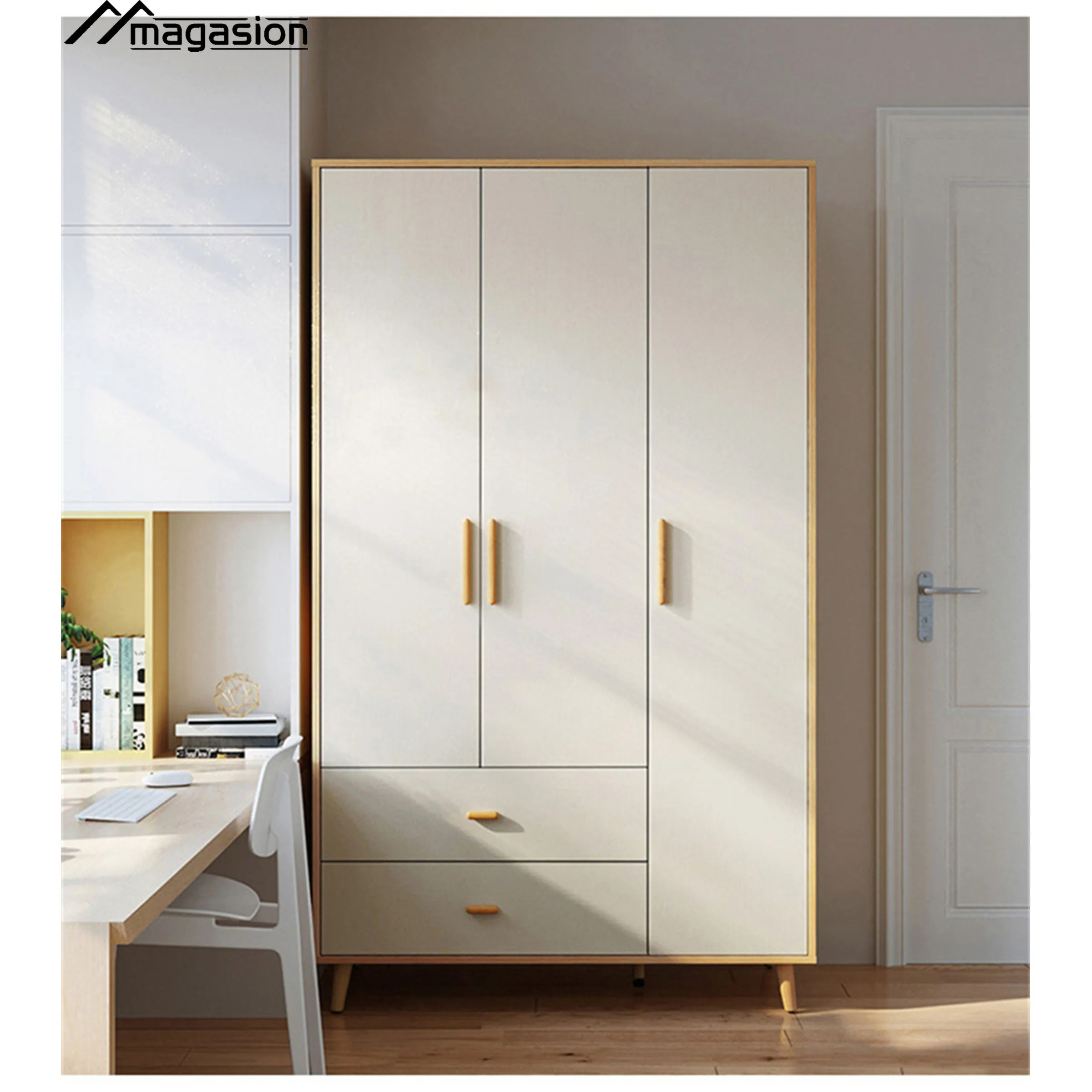Модульная деревянная многофункциональная большая мебель для спальни wallrobe отдельные шкафы