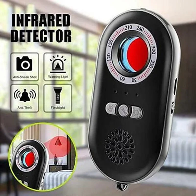 
Multifunctional Infrared Detector security vibration alarm hidden cameras finder detector spy camera detector 