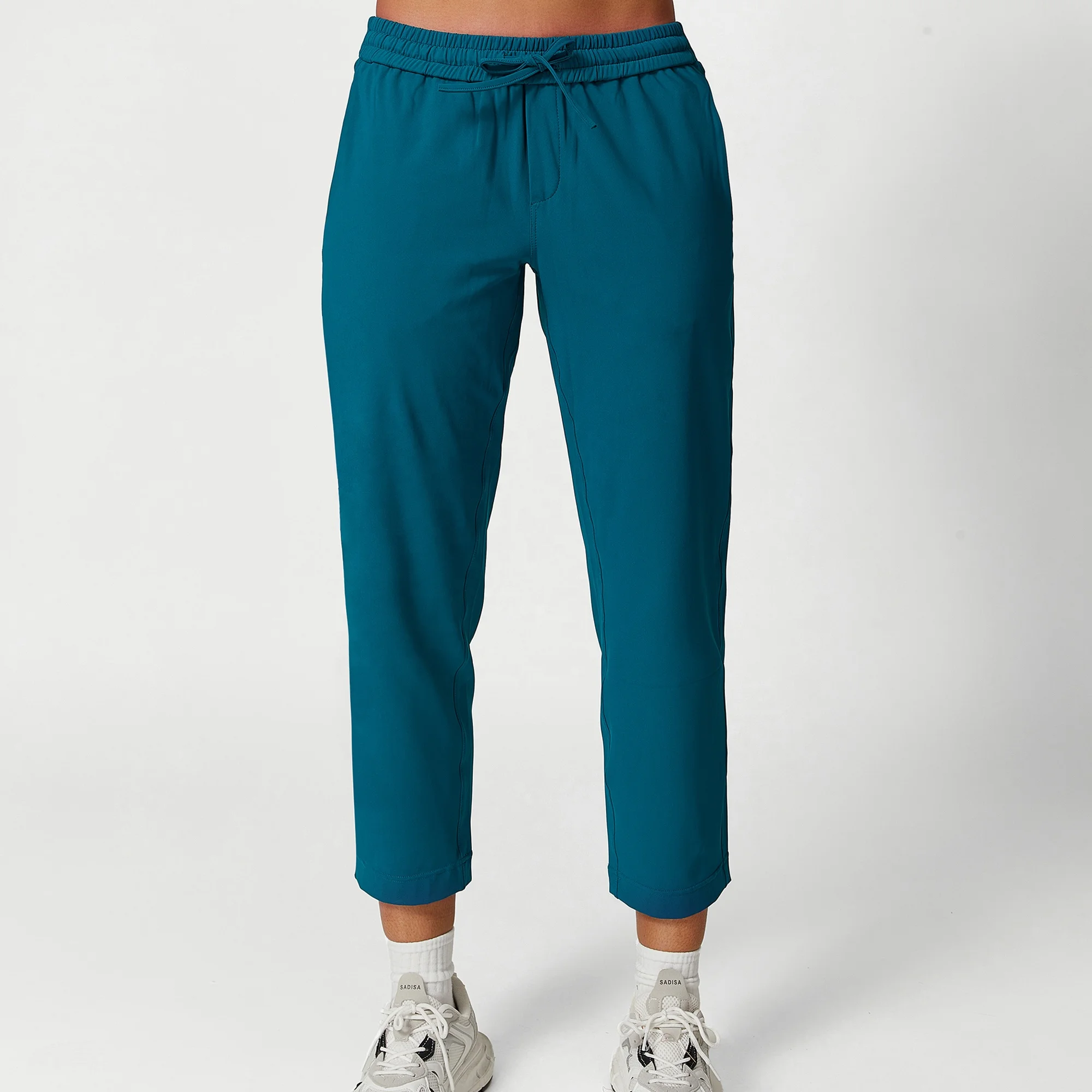 Ptsports New Workout Sport Fitness Running Jogger Pockets Loose Quick Dry with pockets pants with drawstring