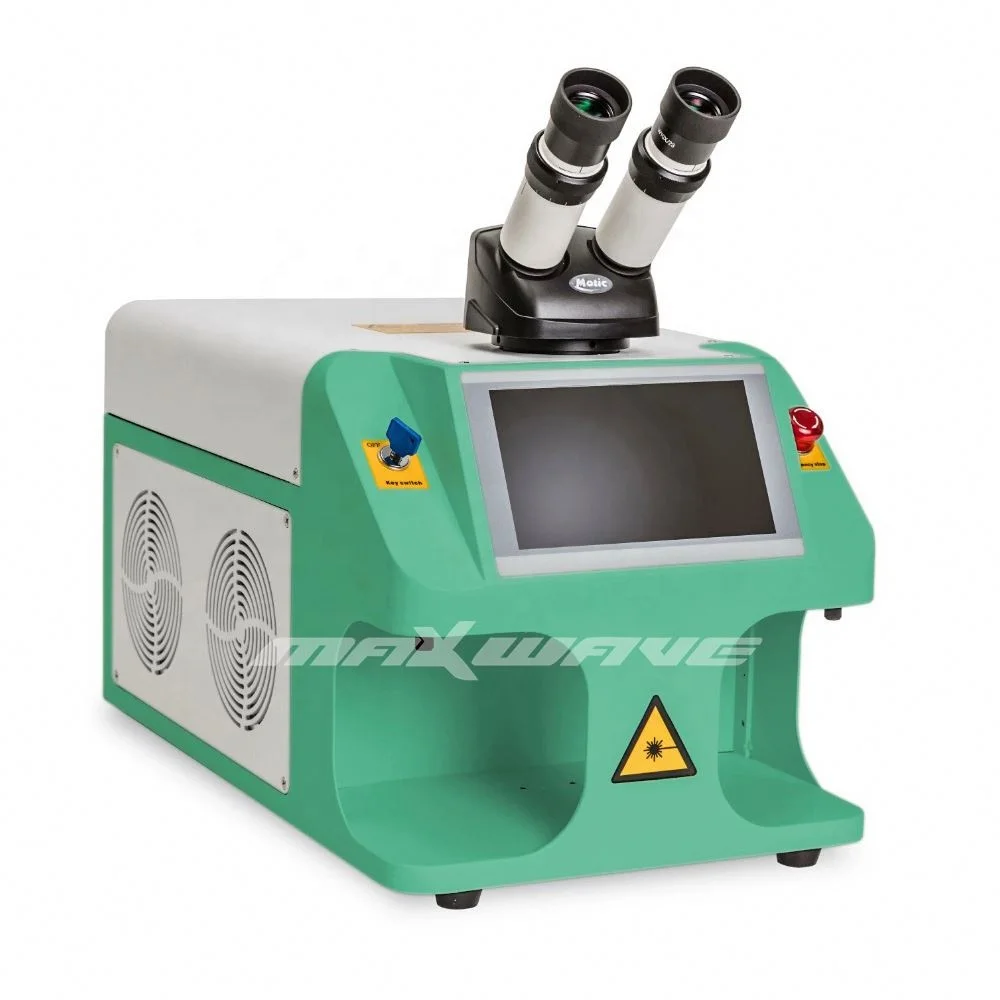 100W/150 Watts Gold/Jewelry/Sliver/Jewellery/Rings Spot Mini Small Desktop Fiber Laser Welding Machine Jewelry