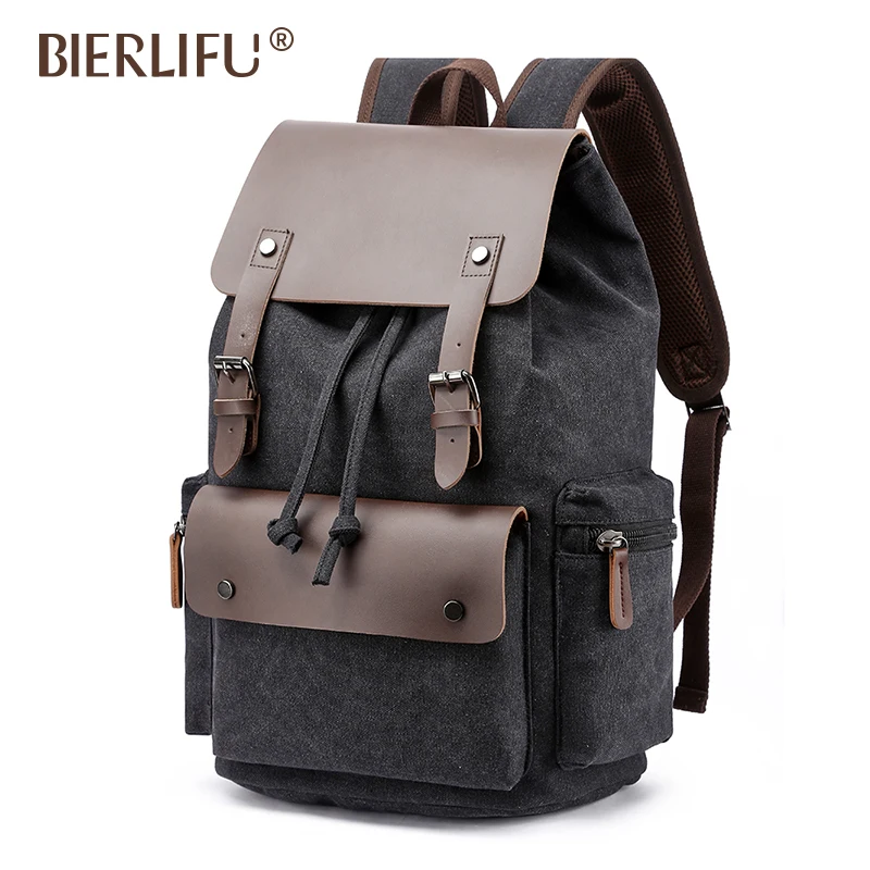 wholesale manufacturer fashion custom vintage canvas school backpack bag laptop hiking backpacks