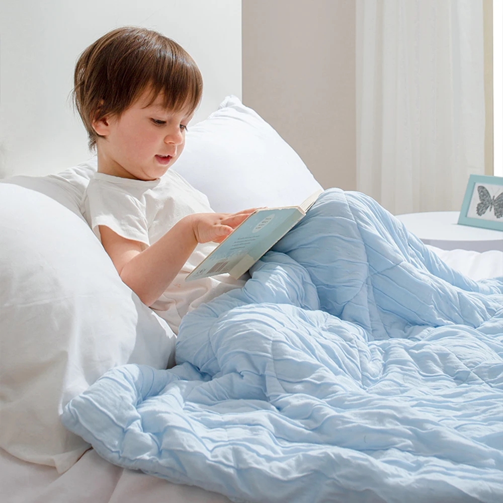 
Sunveno Baby Blankets Newborn Muslin Quilts Receiving Blankets Super Soft Bedding Sets for Bedding Crib Stroller 