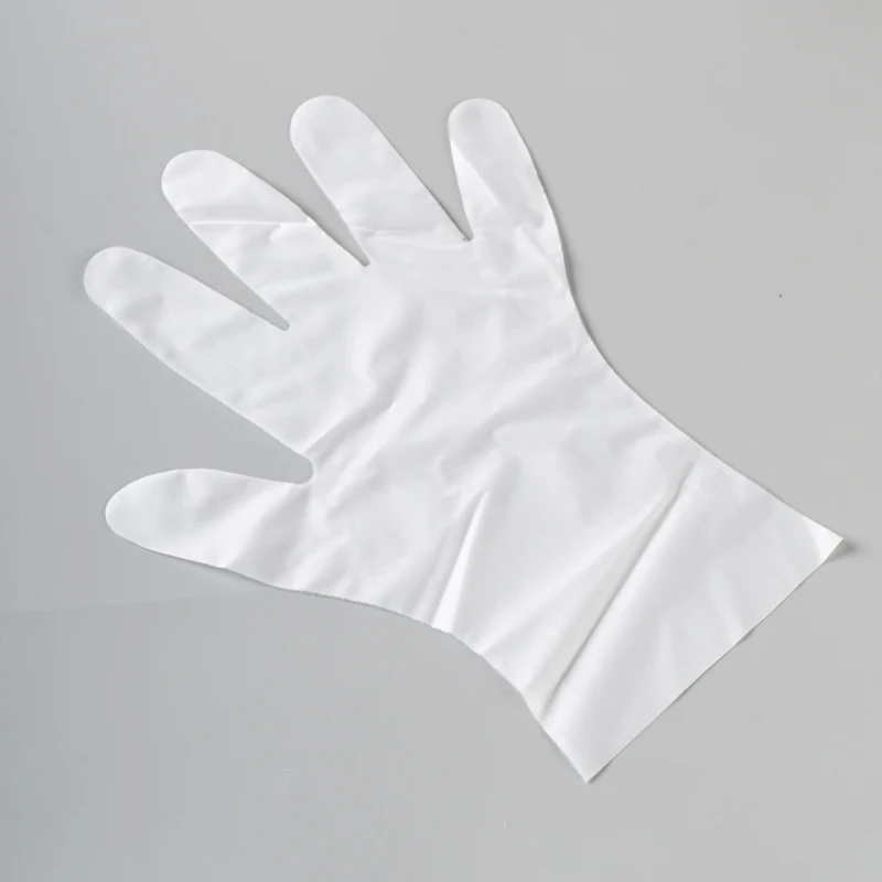 polyester pe plastic glove hdpe kitchen disposable gloves