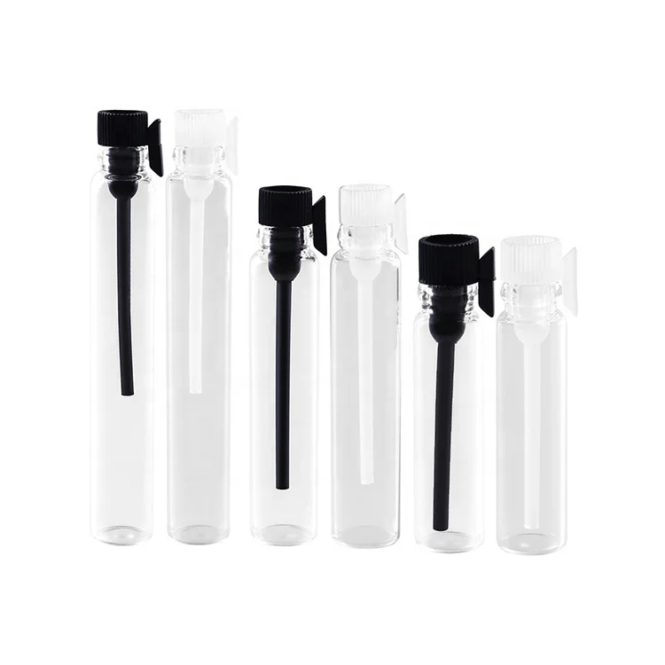 1ml Glass Vials Empty Perfume Sample Vials 1ml,2ml,3ml Tester Glass Bottle