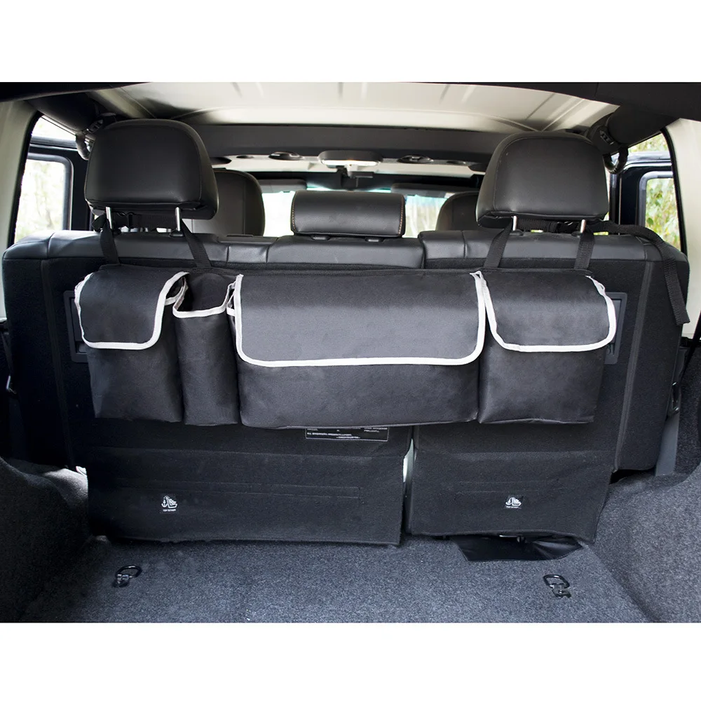 High quality hanging foldable auto back seat boot car trunk organizer for SUV