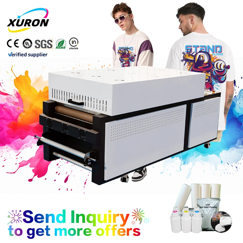 New Wide DTF Machine High-Speed 50% Energy Saving Multifunctional Large Format 300mm Print Dimension Multicolor Pigment Ink
