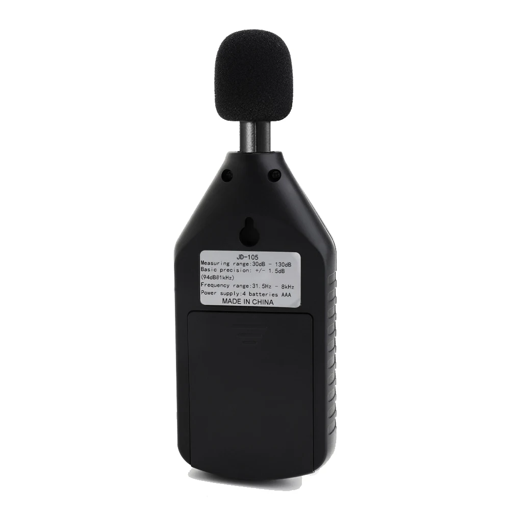 JLDG интеллектуальный цифровой дисплей JD-105 измеритель уровня звука для