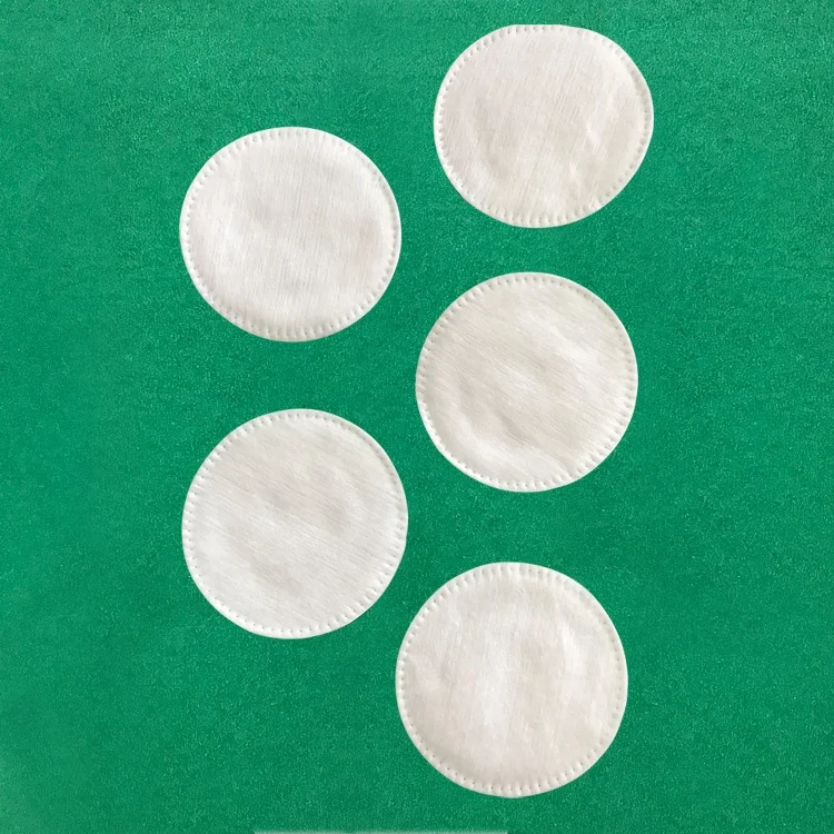 100% natural organic cotton pads are clean and hygienic for daily facial cleansing and makeup removal. They can be reused