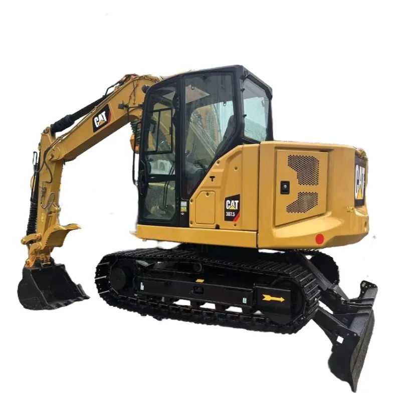 8 Ton used excavator CAT 307.5 303.5E 305.5E 303C 306E 307E secondhand construction machinery original Japan for sale