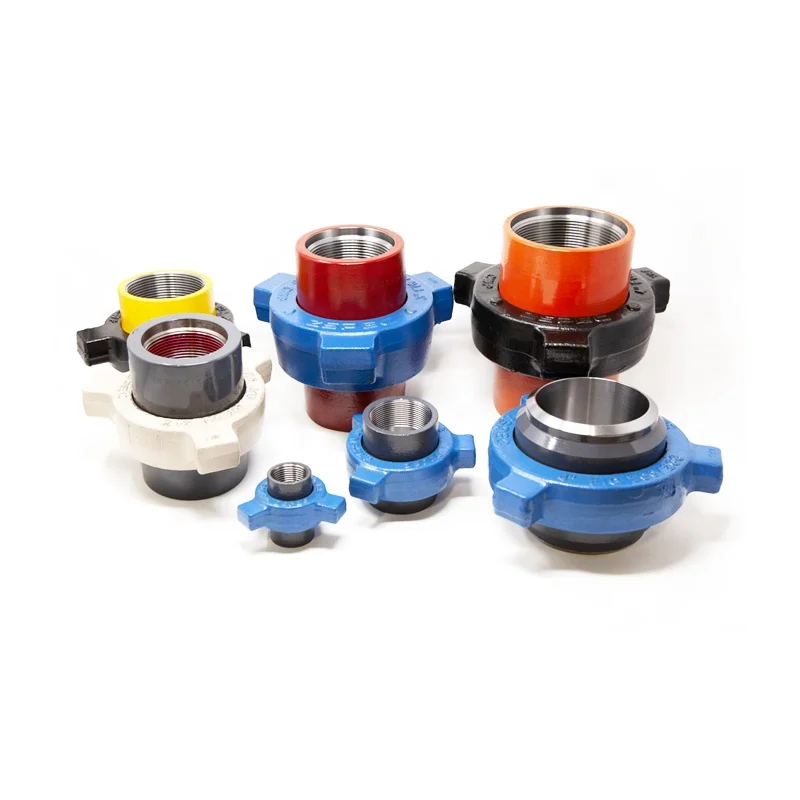 API Hammer Union FIG1502, 602, 100, 2002, etc. Pipe Fitting Connections Butt Welded and Threaded for connecting