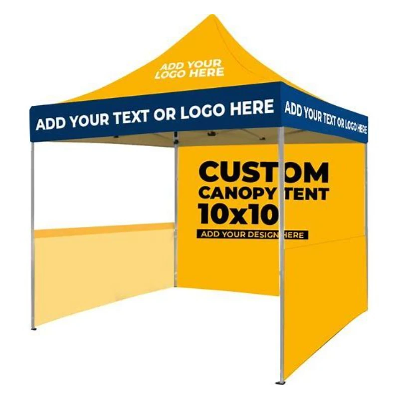 Outdoor Heavy Duty  Canopy Tent Custom 10x10ft 10x15ft 10x20ft Steel Frame Trade Fair Tent for Branding Event