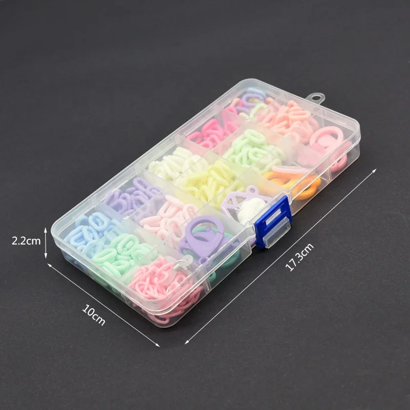 New Design Cartoon Diamond Charms Macaroon Color O-shape Glasses Facemask Mobile Phone Headphone Chain Multi-purpose DIY Set