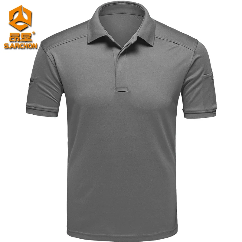 S-ARCHON Commander Multifunctional Tactical Outdoor Quick-drying POLO light fashion Short Sleeve T-shirt customized