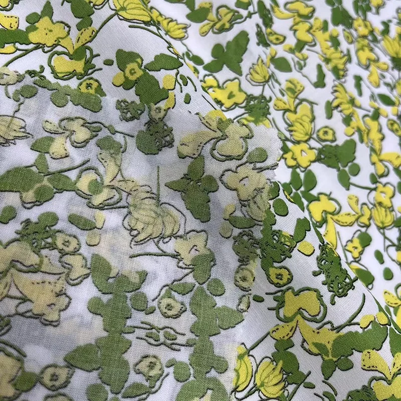 High Quality Breathable Liberty 100 Organic Cotton Fabric Digital Print Soft Fabric for Dess