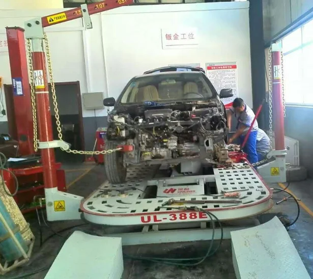 Vertical design car frame machine UL-388E chassis straightening bench body repair equipment auto collision repair system