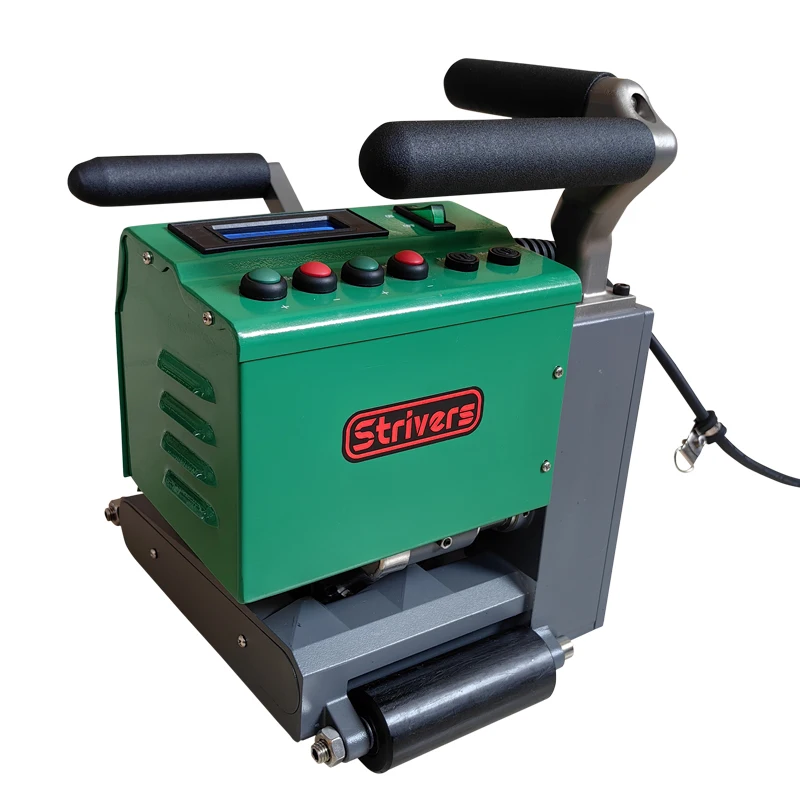 (ST2100 )Powerful Geomembrane Overlap Hot Wedge Welding Machine for Welding HDPE PVC Membrane 2100W
