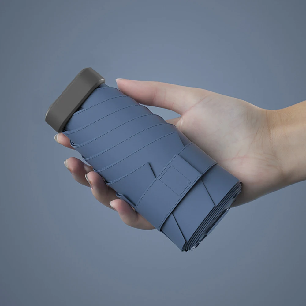 Ovida custom designed mini 5 sunshade Umbrella, Sunshade Umbrella Portable Mini capsule umbrella