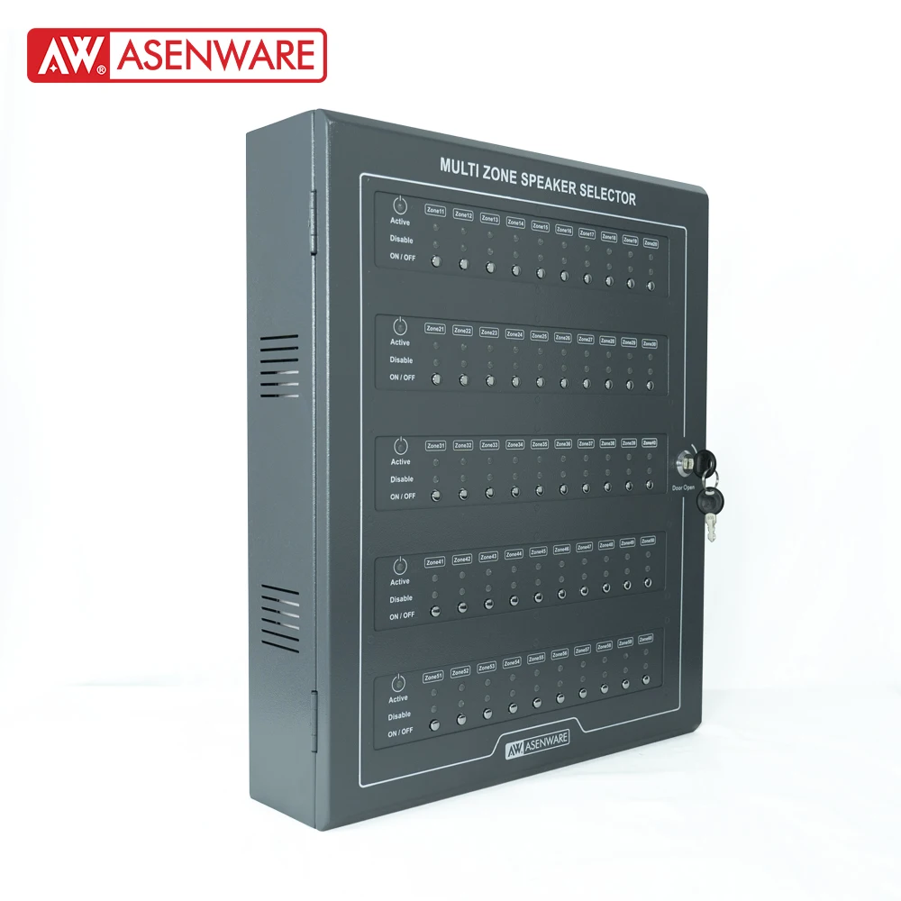 Multi Zone Speaker Selector Audio Connectivity for Fire Safety Systems