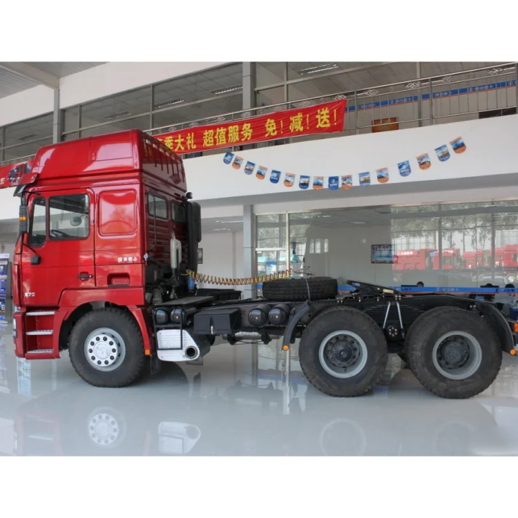 Эффективная тормозная система 450hp трактор грузовик Shacman Delong б/у F3000 6*4 Дизельный прицеп тягач
