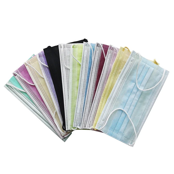 CE certified EN 14683 Wholesale TYPE IIR hospital surgical Polypropylene disposable medical dental face mask nurse face mask
