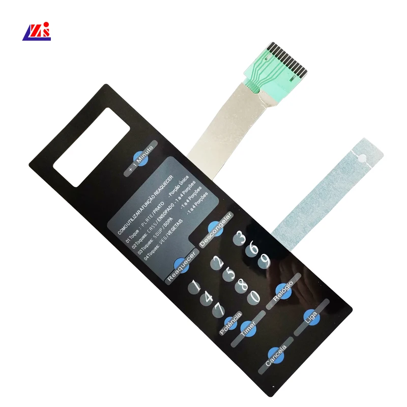 Waterproof Tactile silkscreen LEXAN Graphic Overlay