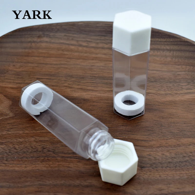 Yarktech OEM Child-Resistant Hexagon PET Plastic Tube 0.5ML 1ML Childproof Plastic Boxes