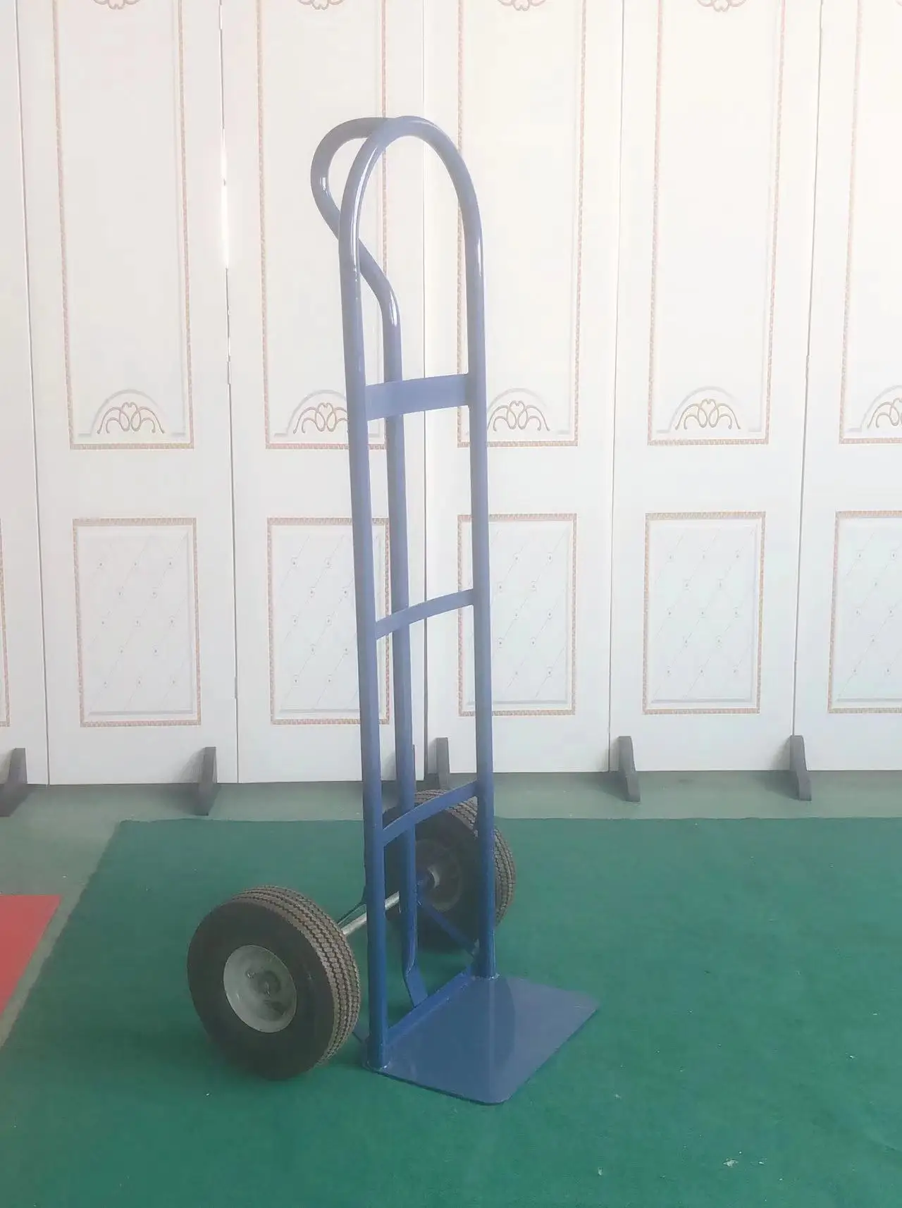 factory PROMOTION  Hand Trolley truck with Pneumatic Tyre Wheel truck dolly