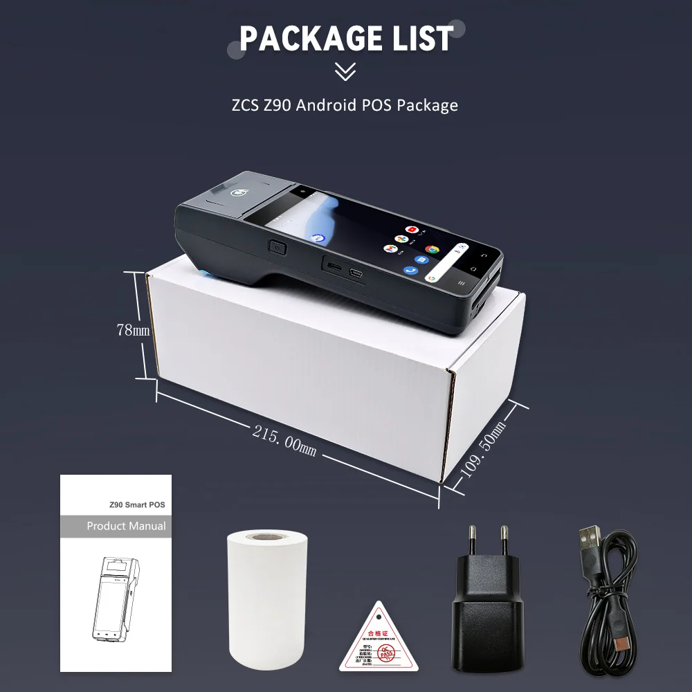 payment card swipe machine eft handheld biometric android lottery nfc portable bill printer inventory pos system