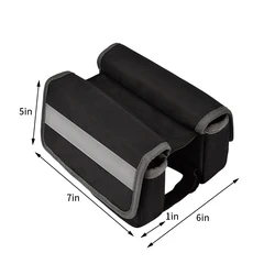 Customized Sport Travel Saddle Frame Tube Double Cycling Shockproof Reflective Bike Bags Bicycle Storage Bag