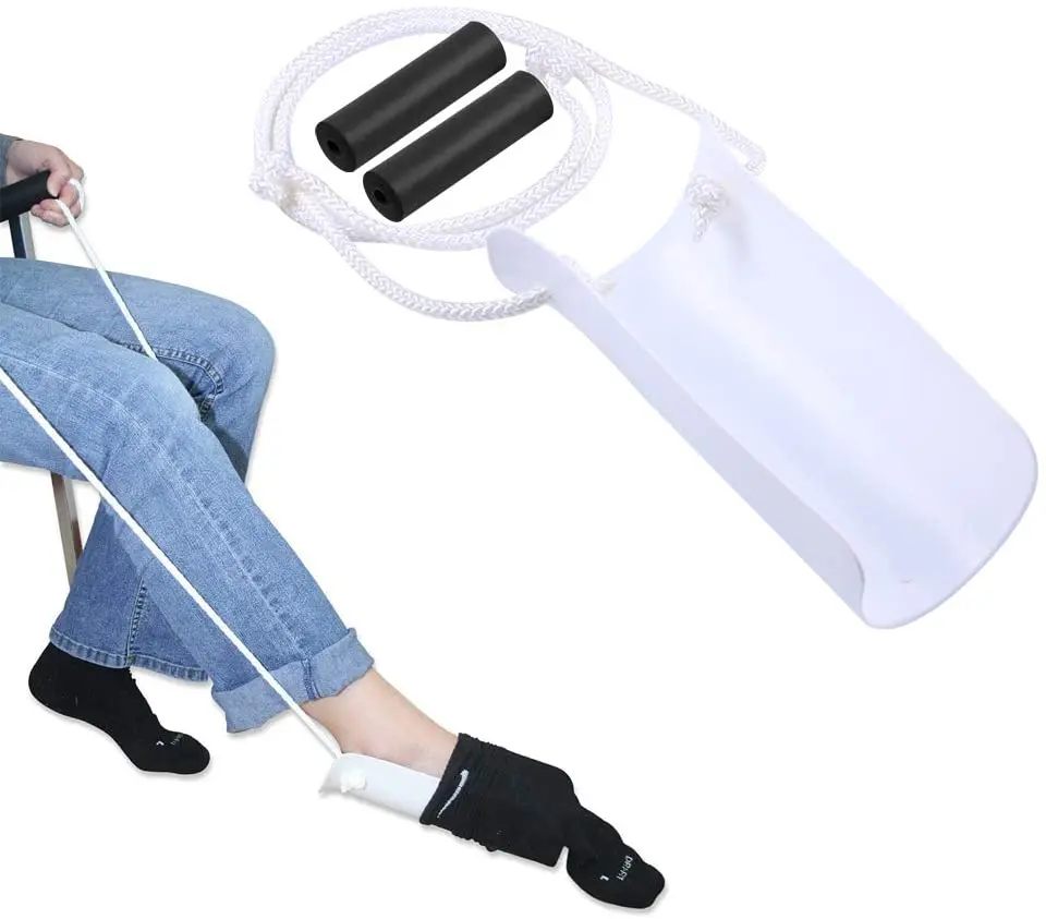 sock aid Easy On and Off  soft Stocking Slider Assist Device Socks slider aid remover for elderly pregnant Patients