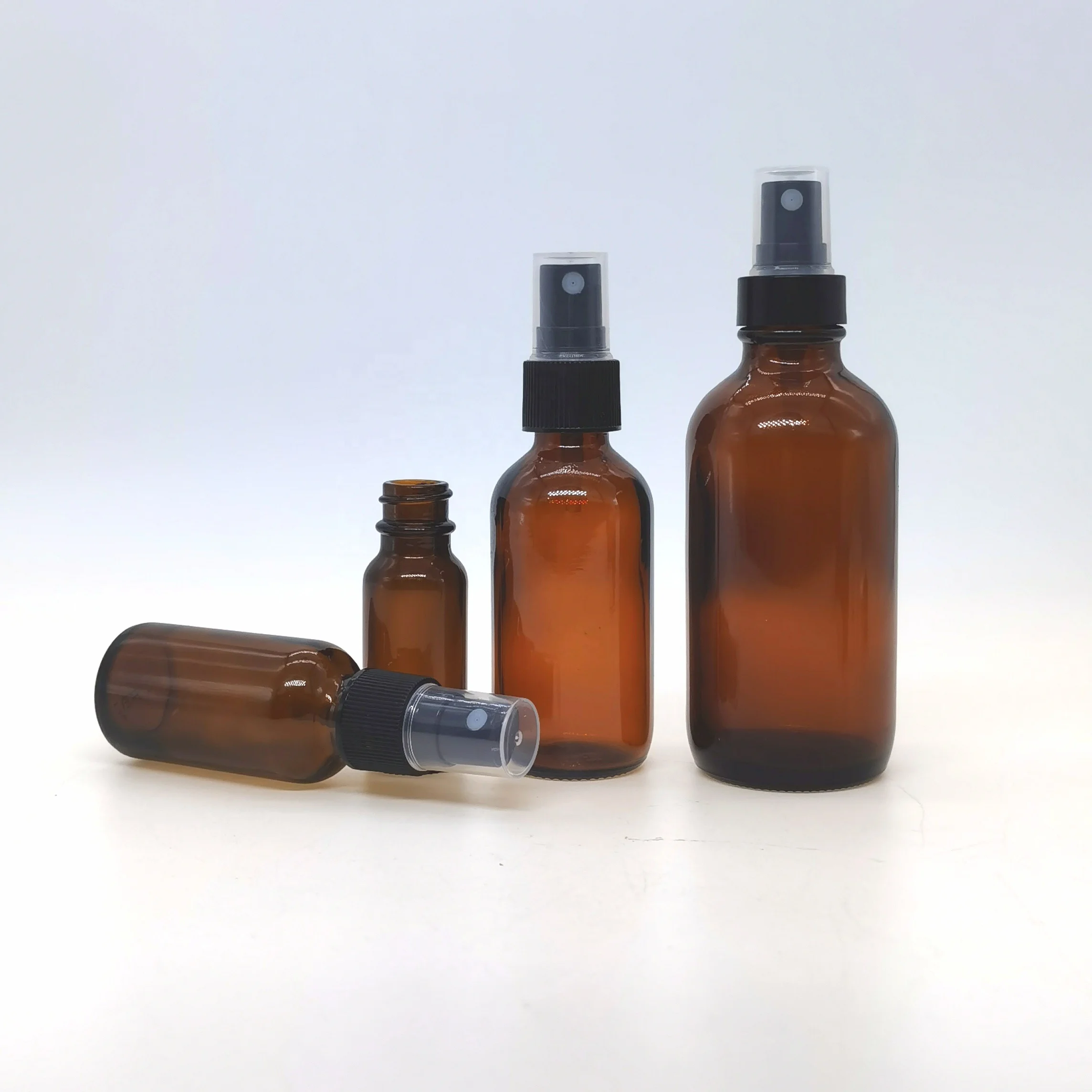 15ml 30ml 60ml 120ml clear blue amber green boston round glass dropper bottle 1oz 2oz 4oz 8oz 16oz essential oil bottles