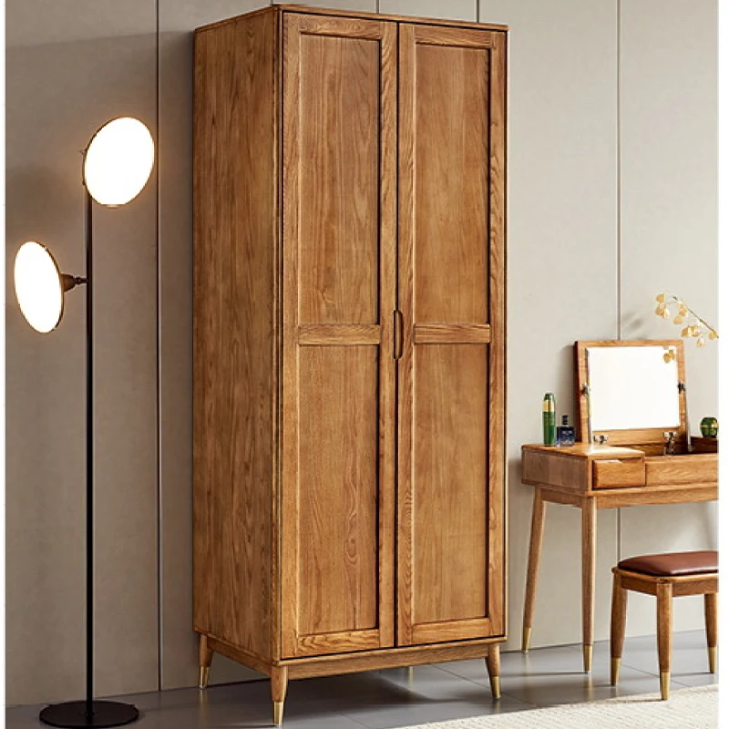 Urban Style Modern Traditional Standard Wooden Door Tall Display Storage Cabinet Almirah Wardrobe
