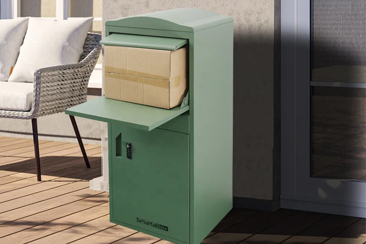 High Quality Mailbox Galvanized Steel Wall Mount Metal mailbox post Letterbox with code lock