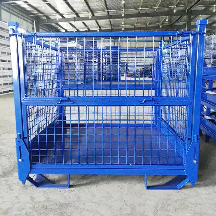 Китай, складной контейнер из нержавеющей стали, складной контейнер из проволочной сетки, металлические поддоны
