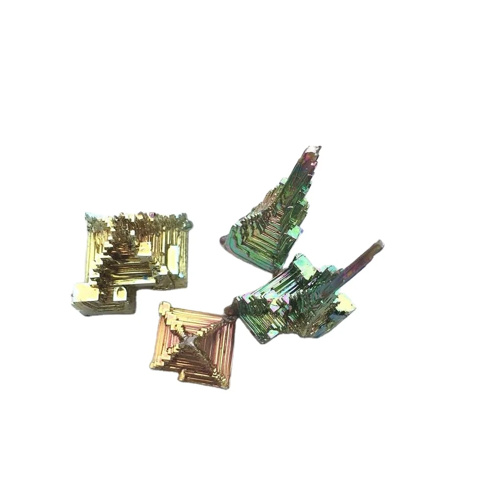 
wholesale natural bulk little raw Colourful bismuth ore for sale 