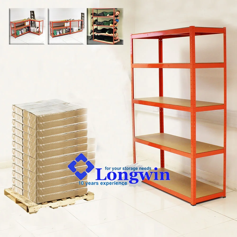 5 TIER Heavy Duty Boltless Metal Shelving