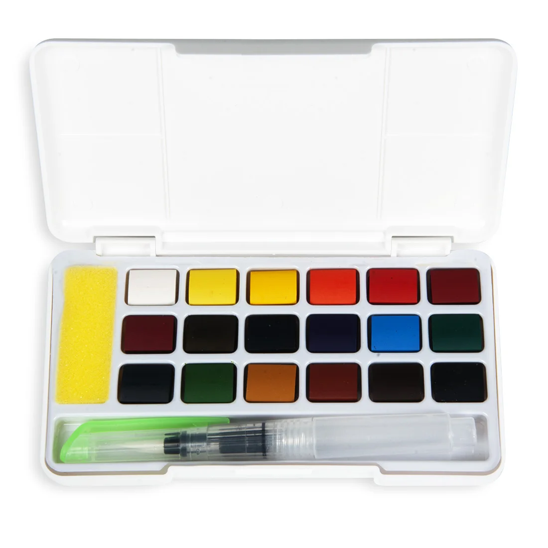 36 wholesale watercolor paint palette cakes set with brush