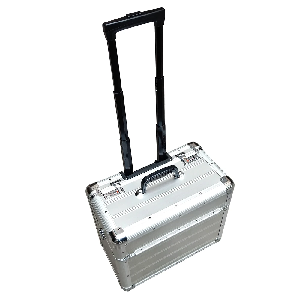 Hot sale  Female male aluminum frame new wear-resistant universal wheel silent password travel box boarding suitcase