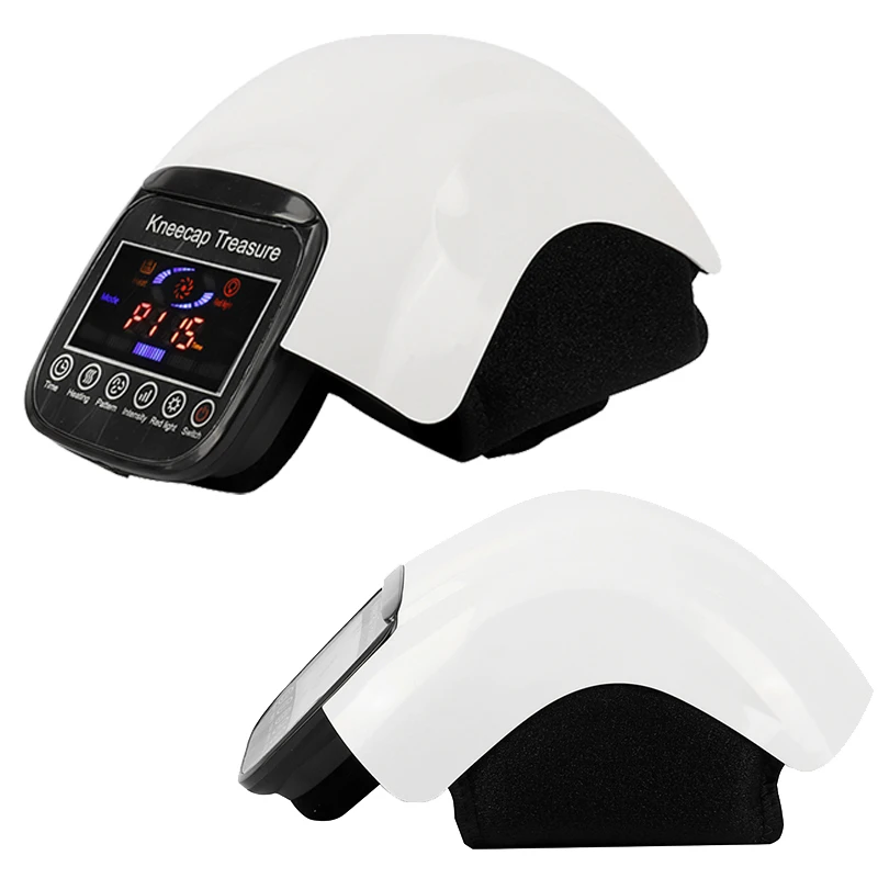 Portable infrared heated vibrating thermal therapy phototherapy knee massager