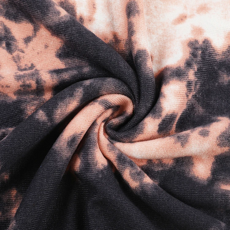 China supplier wrinkle resistant brush hacci knit polyester spandex blend fabric