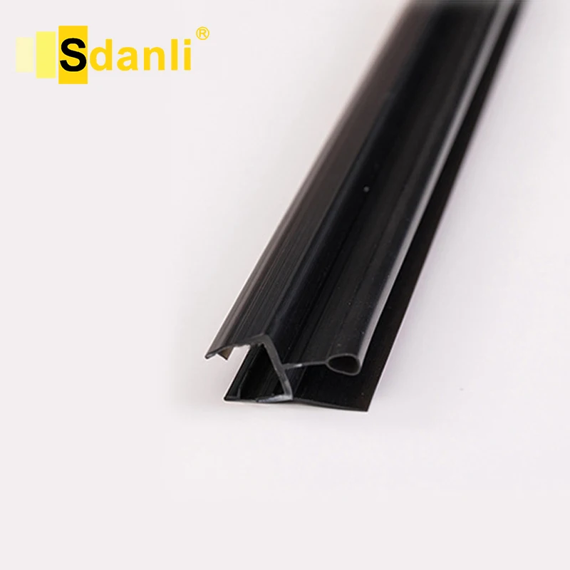 waterproof translucent plastic pvc seal strip door waterproof plastic pvc sealing tape for shower door