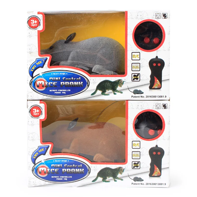 
New Cat Toy Wireless Remote Control Mouse Electronic RC Rat Mice Toy Pet Cat Toy Mouse 