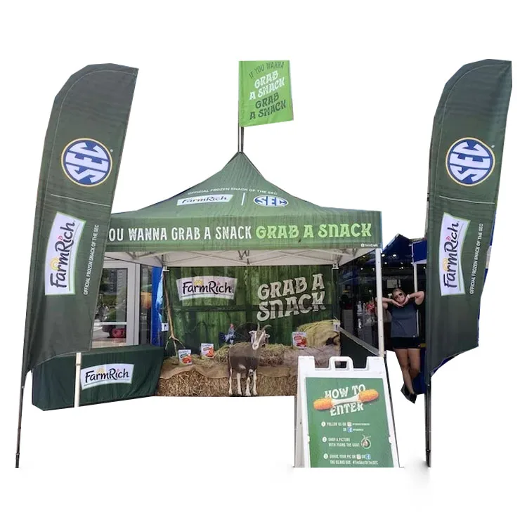 Sunshine fashion makeshift sale new design 10x10ft blue black red color Storage outdoor Waterproof oxford cloth tent