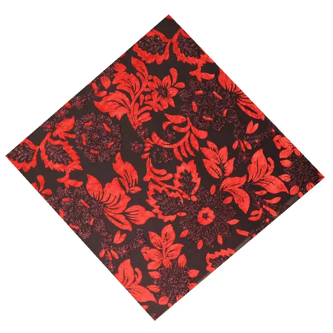 Micro Velvet 9000 For Middle East Glitter Sequin Devore Shiny Tulle