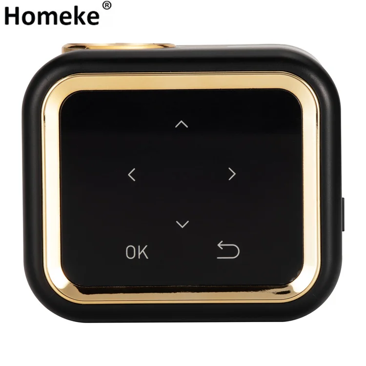 Новые смарт HD-MI USB карманный мини DLP проектор со встроенным динамиком и многоразовых перезаряжающихся батарей