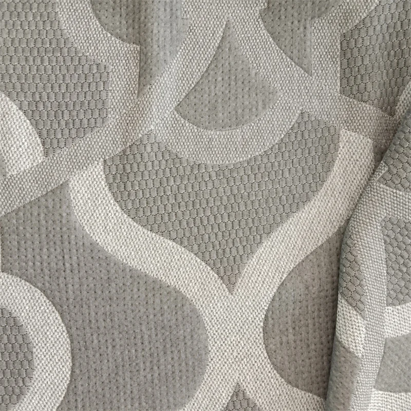 New designer 100% polyester knit jacquard dark gray Yan dyed graphene waterproof textile fabric for texture and texture cover