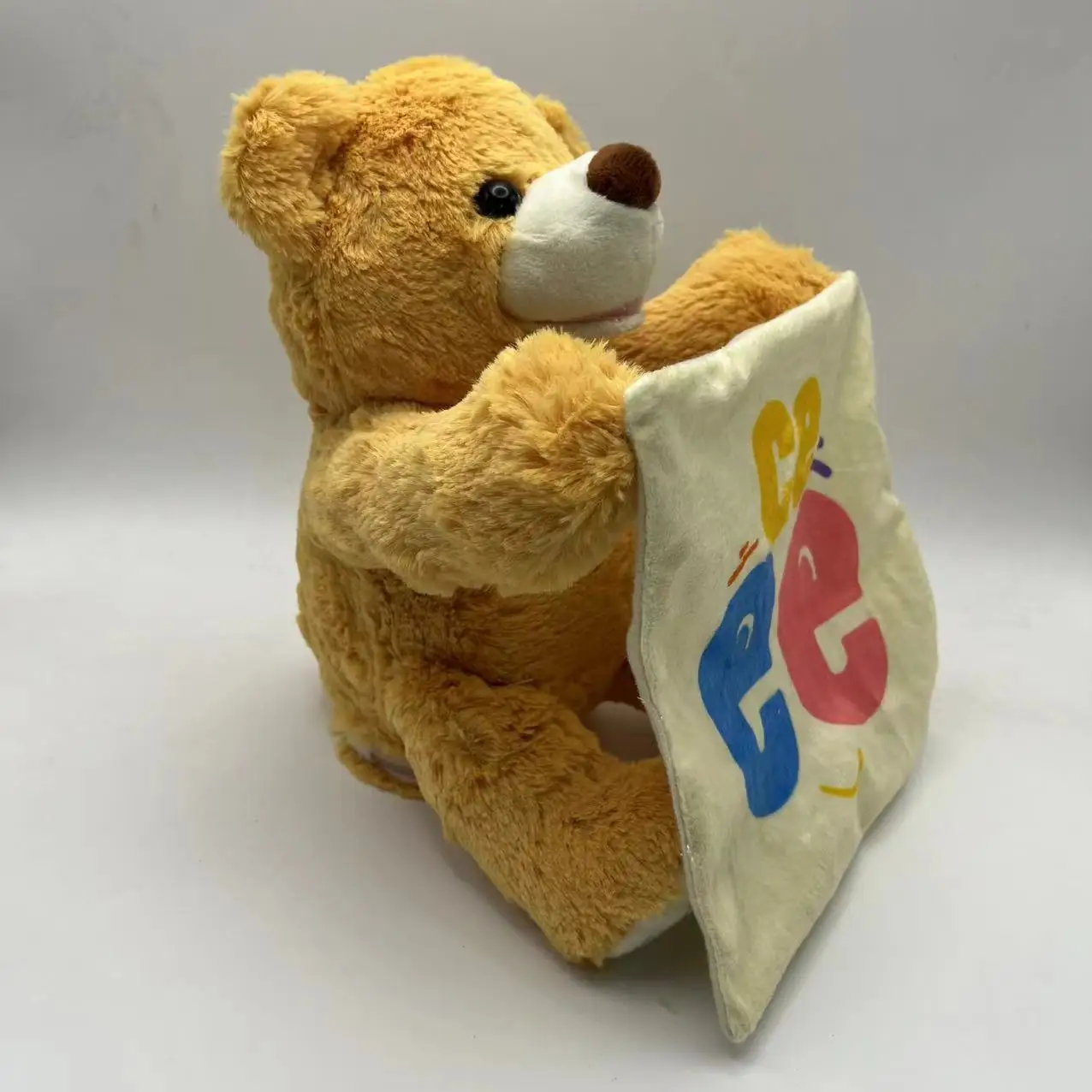 custom Language Baby Plush Learn Talk toy Handkerchief Teddy Bear Funny Electronic talking teddy bear Plush Toys for Kids